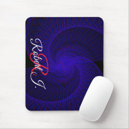 Top Down Dual Funnel Geometric Mouse Pad