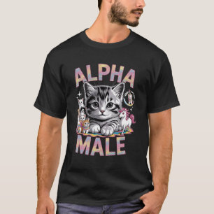 Top G Alpha Meow Macho Gato Fofo Gatinhos Unicórni