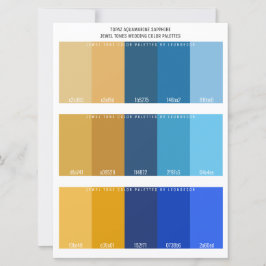 Topaz Aquamarine Sapphire Jewel Tone Wedding Cor