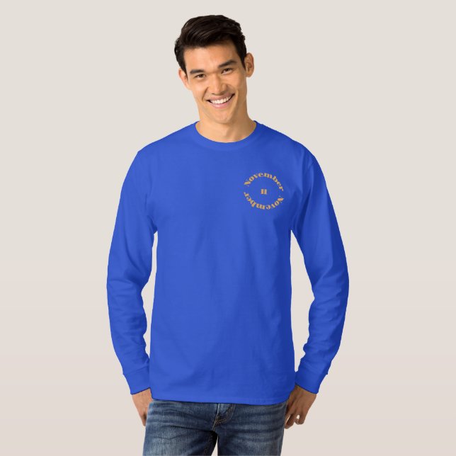 Topaz Birthstone - T-Shirt de novembro (Frente Completa)
