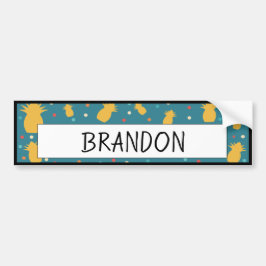 Tópicos de adesivos para estudantes de abacaxi