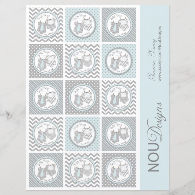 Topos do Cupcake Twin Boys Tie Arco Mix (Frente)