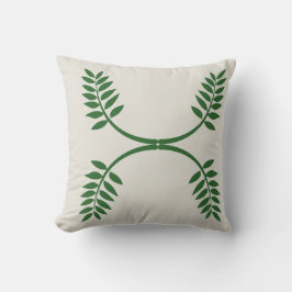 Toque da Natureza: Almofada com Design de Folhas E