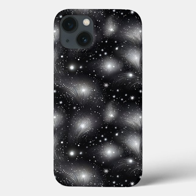 Toque de glamour com uma faísca prateada (Verso)