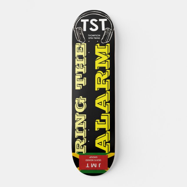 TOQUE O ALARME / TST Skateboard (Frente)
