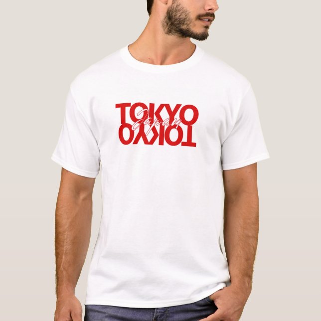 TÓQUIO. CAMISA COM IMPRESSÃO DE TEXTO (Frente)