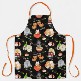 TÓQUIO CHOWTIME Chow All-Over Impressão Apron