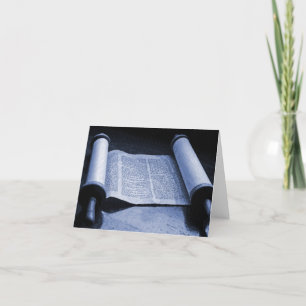 Torah Blue Cartões de agradecimentos