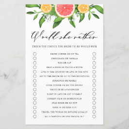 Toranja Ela Preferencialmente Jogo De Chá de panel