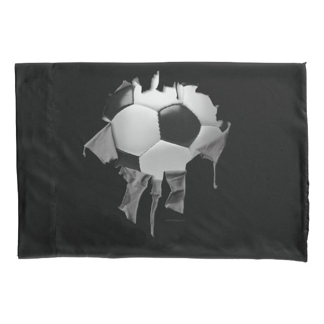 Torn Soccer Dardo Pillowcase (Frente)