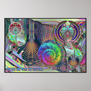 Torna-se um com o poster do universo