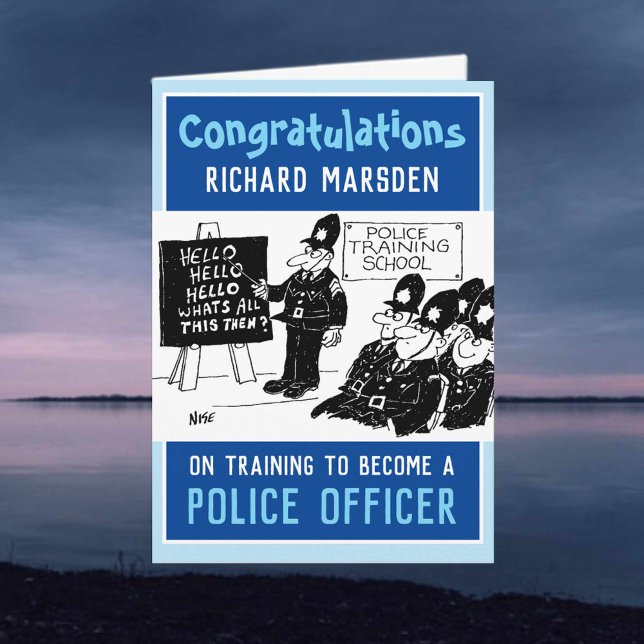 Tornando-se um Cartão Policial (Criador carregado)