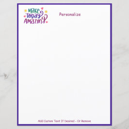Torne Hoje Incrível Citação Inspiradora Personaliz