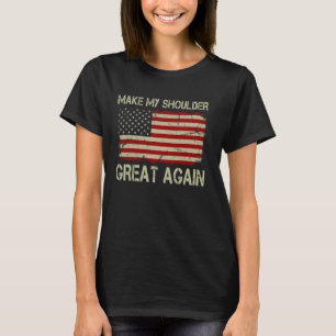 Torne Meu Ombro Grande Novamente Camisa de Cirurgi