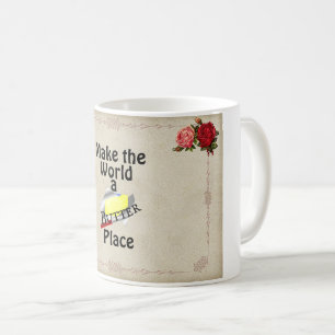 Torne o mundo uma caneca de café mais magra