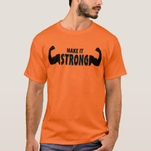 Torne-se Forte – Camiseta Motivacional de Academia