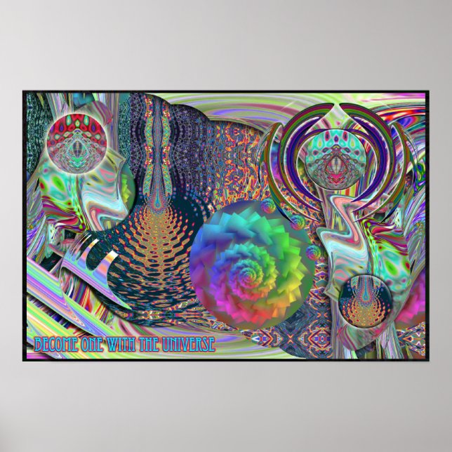 Torne-se um com o Poster do Universo (Frente)