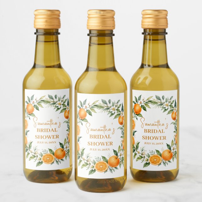 Tornozelada de Laranja para Chá de Noiva (Garrafas)