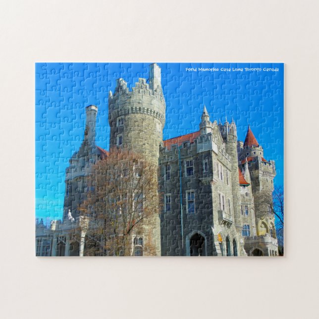 Toronto Canadá  Casa Loma. Quebra-cabeça (Horizontal)