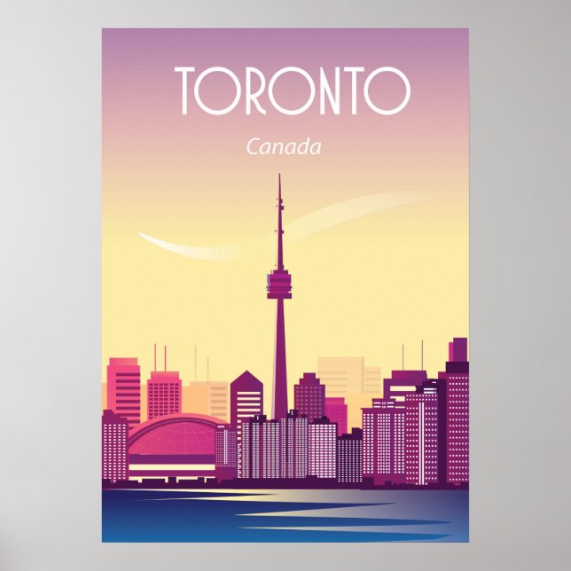Toronto Poster - Canadá Poster impressão (Frente)