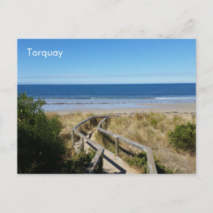 Torquay Beach, Victoria, cartão postal da Austráli