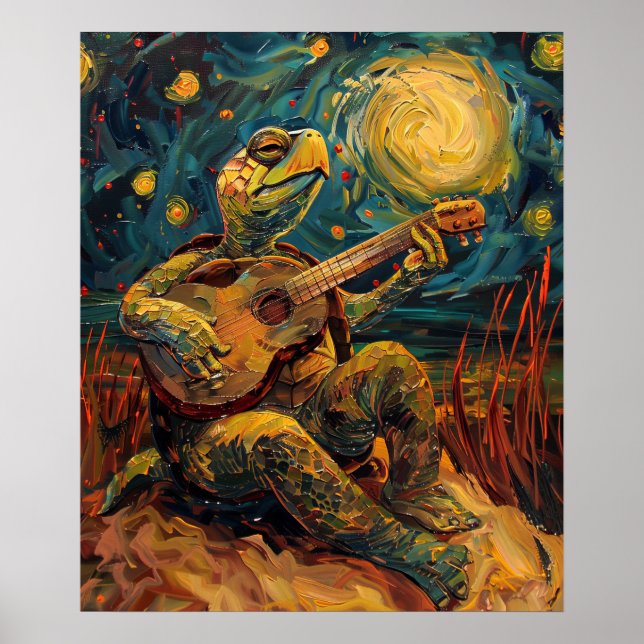 Torrada Tocando Violão Lá Fora Poster (Frente)