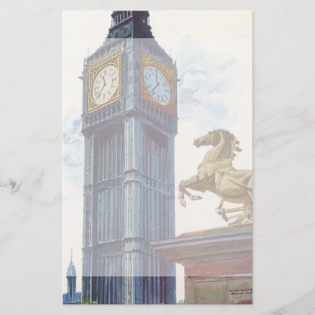 Torre Big Ben Clock no Palácio de Westminster (Frente)