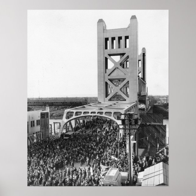 Torre Bridge 1935 Photo Poster (Frente)