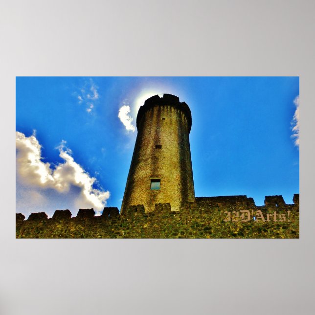 Torre Castello di Malgrate Rapunzel, Poster (Frente)