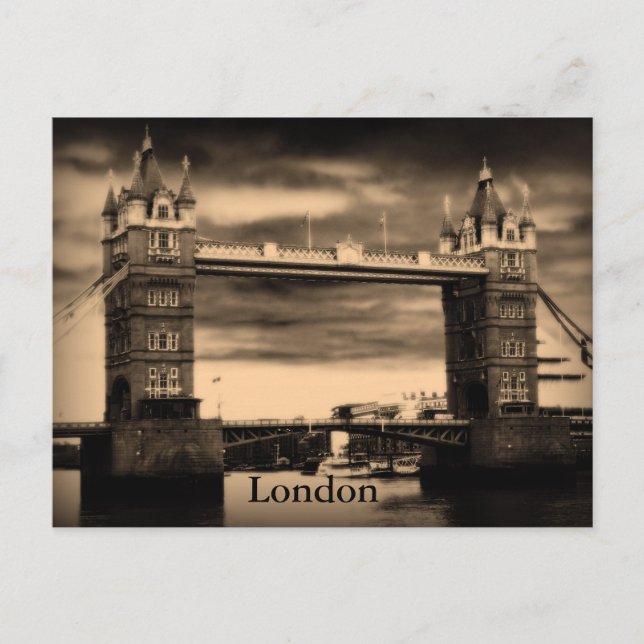 Torre da Ponte de Londres, Cartão Postal (Frente)