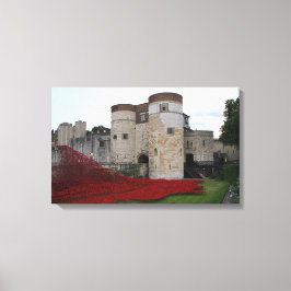 Torre de Londres com papagaios cerâmicos - Canvas