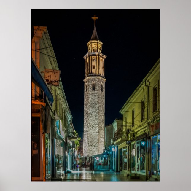 Torre de Relógio, Prilep - Poster da Macedônia (Frente)