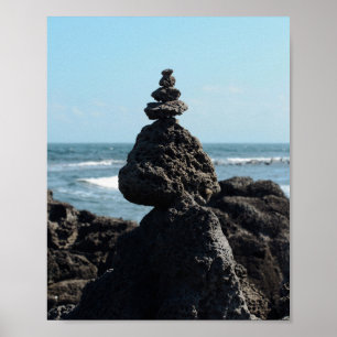 Torre de Rocha 8×10 Ilhéu Jeju Coreia Impressão de