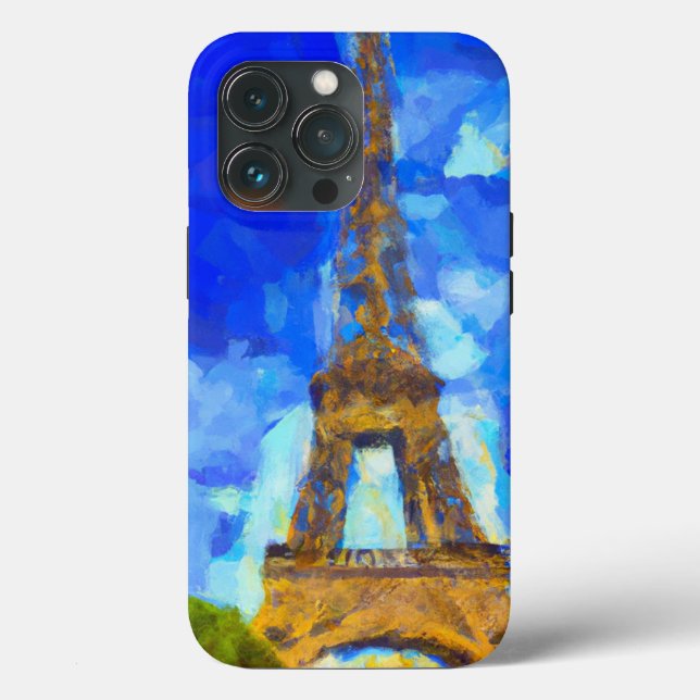 Torre Eifel no estilo de Van Gogh (Verso)