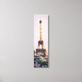 Torre Eiffel com Canvas Vertical Clara