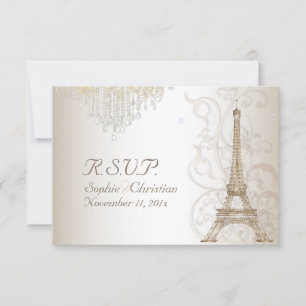 Torre Eiffel de bronze em massa de RSVP de PixDezi