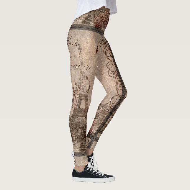Torre Eiffel Legging da forma da mulher do Couture (Direita)