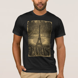 Torre Eiffel Paris #2 do vintage - t-shirt