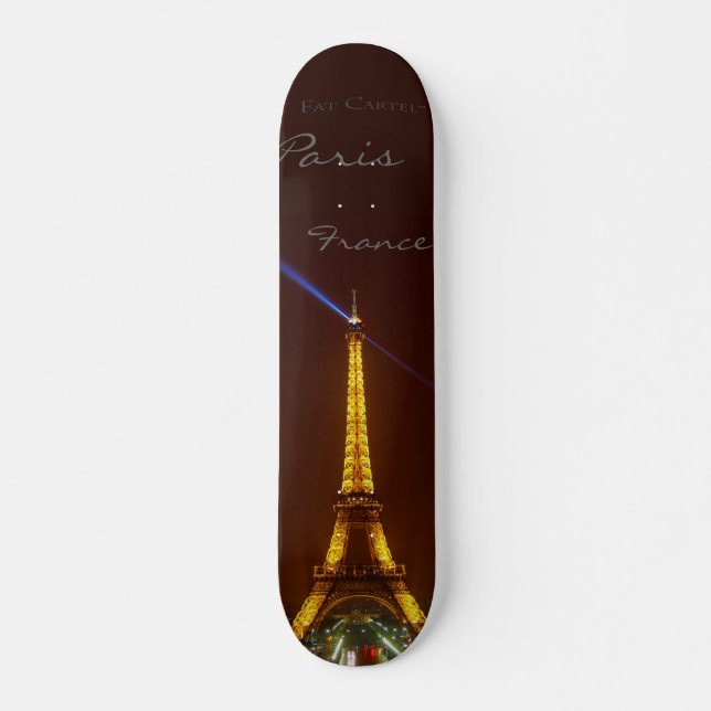 Torre Eiffel, plataforma do skate de Paris France (Frente)