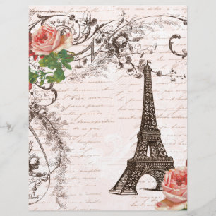 Torre Eiffel Vermelho e Rosa Rosa Rosa