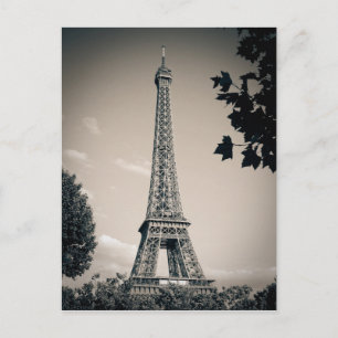 Torre Eiffel Vintage  Cartão Postal de Jogo de Chá