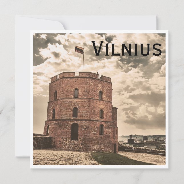 Torre Gediminas de Vilnius (Frente)