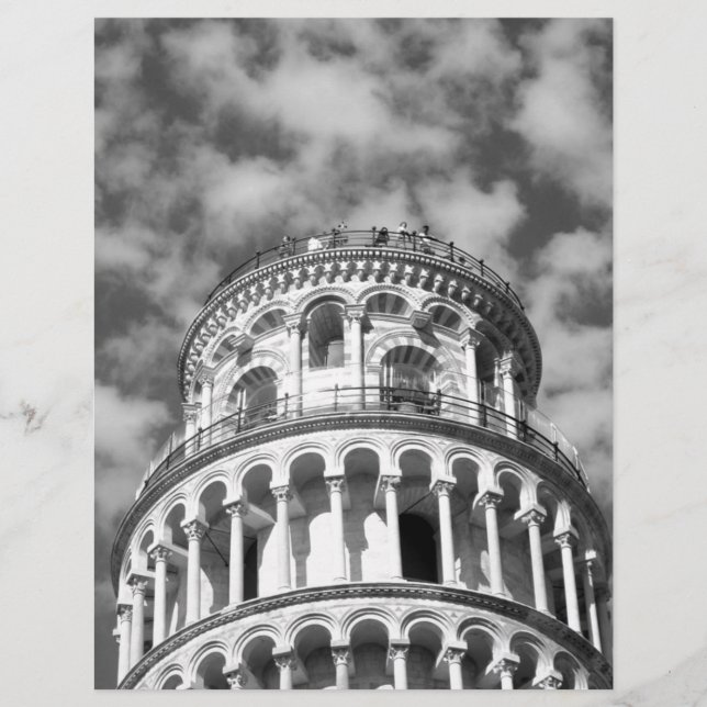 Torre Preta e Branca de Pisa Itália (Frente)