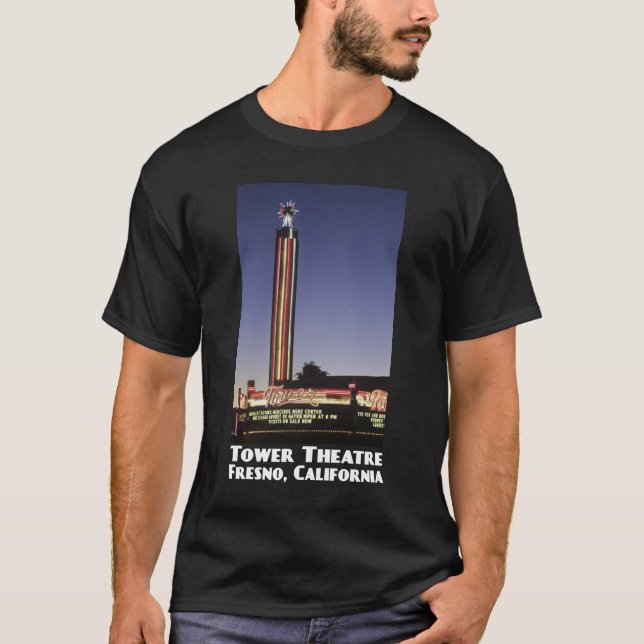 Torre, t-shirt da obscuridade de Fresno (Frente)
