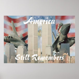 Torres gémeas 9/11 de poster da relembrança
