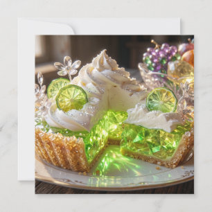 Torta de Limão Taiti com Cristal Brilhante em Bran