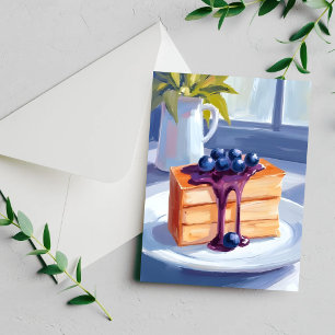 Torta De Sobremesa De Massa Folhada De Mirtilo Car