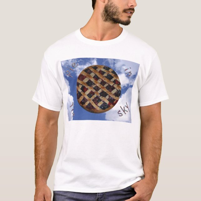 Torta no t-shirt do céu (Frente)