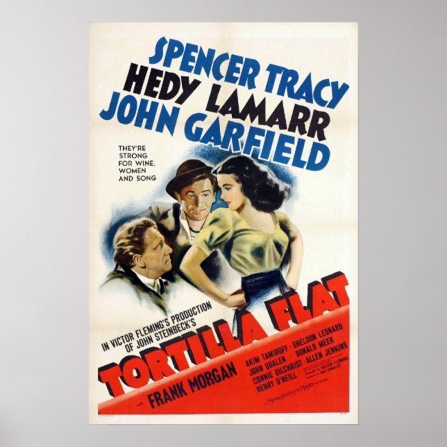 Tortilla Flat Movie Poster (Frente)