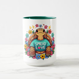Tortoise Spread Love | Caneca